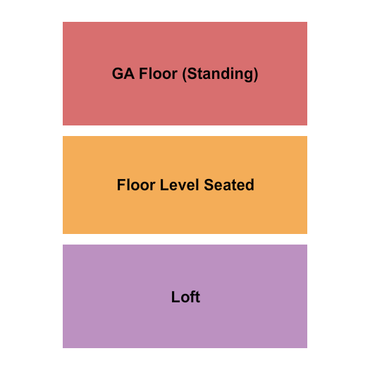 The Newberry GA & Seated Floor/Loft Seating Chart